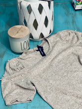 Load image into Gallery viewer, Faux Pearl Puff Sleeve Sweater
